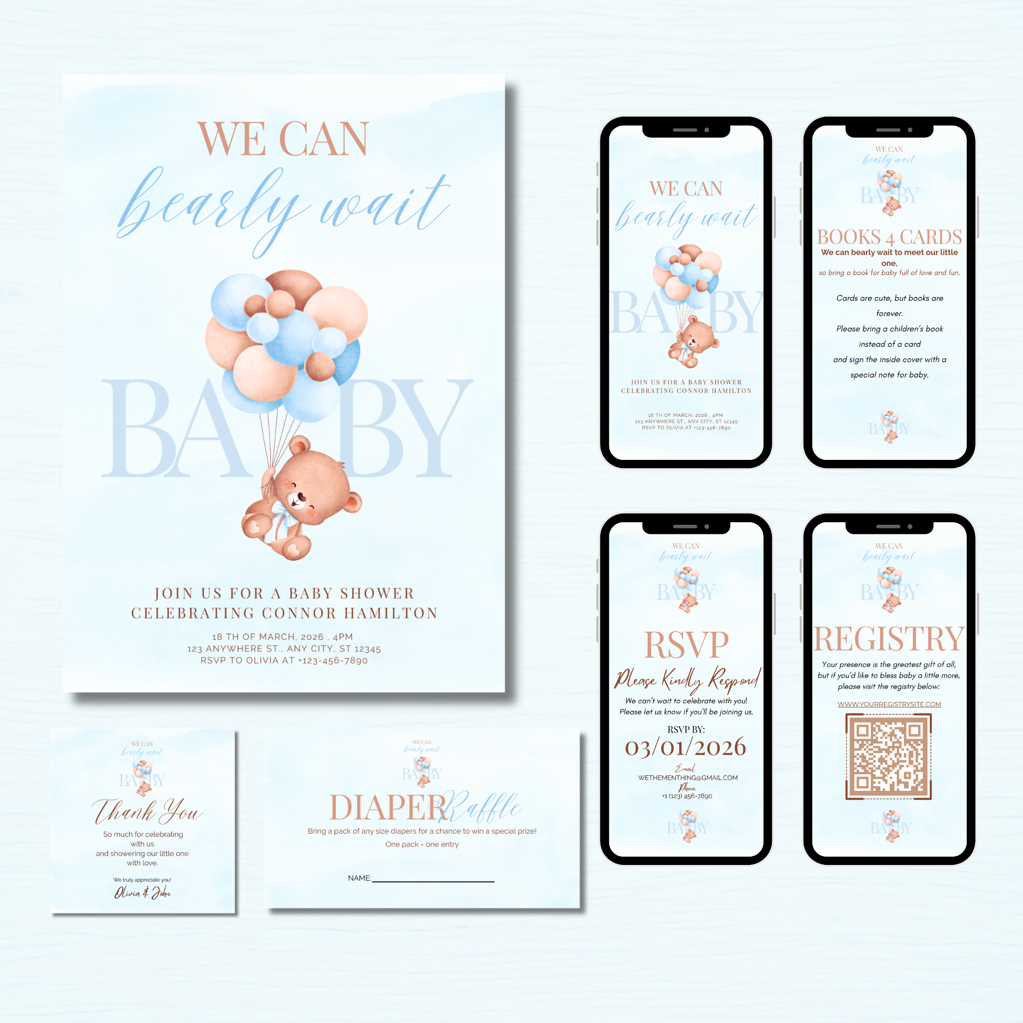 We Can Bearly Wait (Blue)