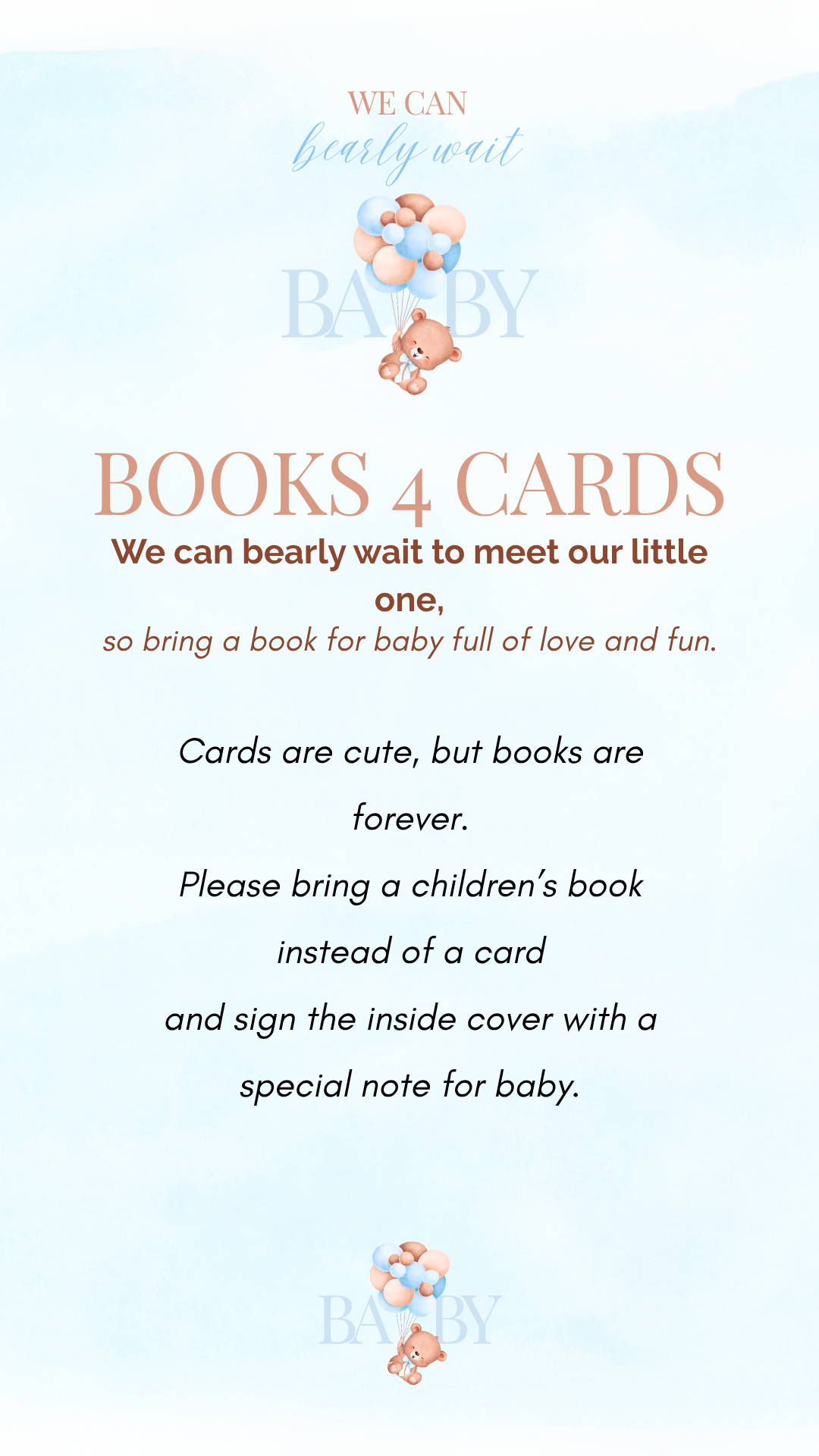 We Can Bearly Wait (Blue)